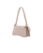 C-Me schoudertas in beige generfd leer - 27,5x14x11 cm