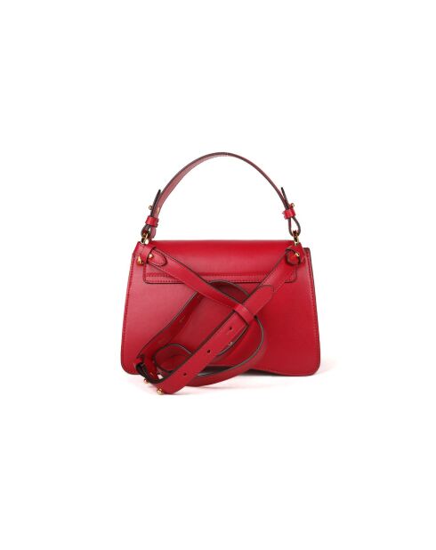 C-Me handtas van glad sangria-kalfsleer - 23,5x16x9 cm