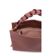 Bohemian Grana Doppelhandtasche aus doppelt genarbtem Brandy-Leder - 33x23x12 cm