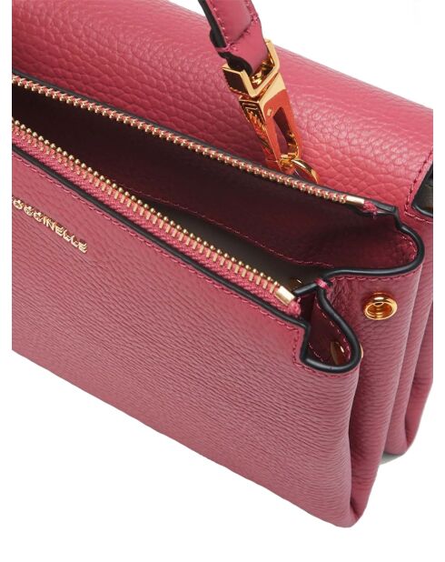 Arlettis Handtasche aus genarbtem Palisanderleder - 19x15x8 cm