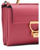 Arlettis Handtasche aus genarbtem Palisanderleder - 19x15x8 cm