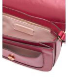 C-Me Schultertasche aus glattem Sangria-Kalbsleder - 21x17x6 cm