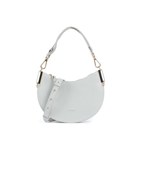 Borsa a tracolla Sunup snow in pelle - 24x16x5 cm