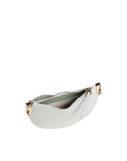 Borsa a tracolla Sunup snow in pelle - 24x16x5 cm