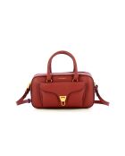 Beat Weiche Handtasche aus genarbtem Leder in Brandy - 26x14x8 cm