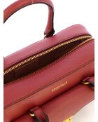 Beat Weiche Handtasche aus genarbtem Leder in Brandy - 26x14x8 cm