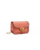 Schoudertas van geraniumkalfsleer - 15x11,5x6 cm