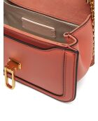 Schoudertas van geraniumkalfsleer - 15x11,5x6 cm