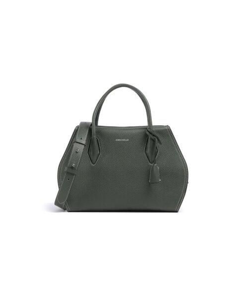 Bolso Lord de piel granulada de alga - 30x20x13 cm