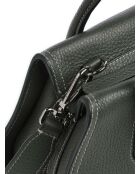 Bolso Lord de piel granulada de alga - 30x20x13 cm