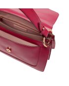 C-Me Handtasche aus glattem Sangria-Kalbsleder - 29,5 x 18 x 9,5 cm