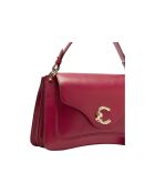 C-Me Handtasche aus glattem Sangria-Kalbsleder - 29,5 x 18 x 9,5 cm