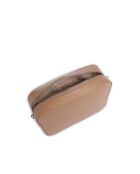 Tebe Mini schoudertas in nude-generfd leer - 21,5x17x6 cm