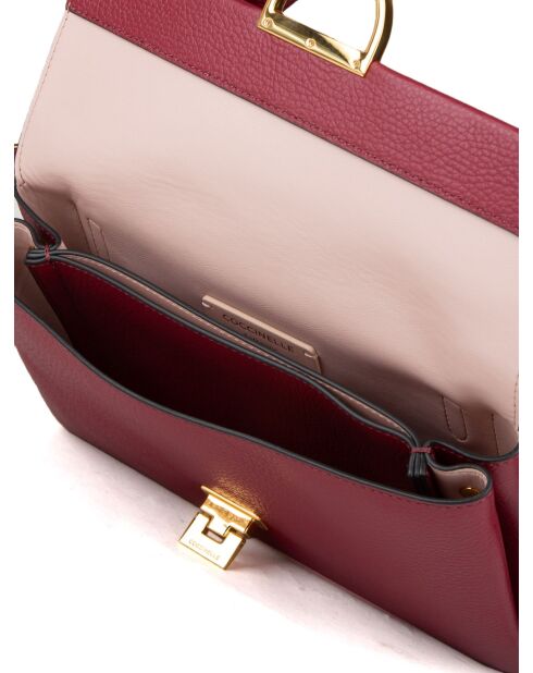 Ribes Arlettis Handtasche aus genarbtem Leder - 25x18x7 cm