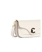 C-Me Calf&Marb schoudertas van glad parelmoer kalfsleer - 26x14,5x7 cm