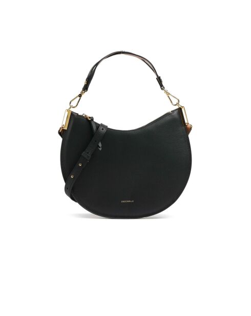 Bolso de mano de piel Sunup negro - 33x23x7 cm