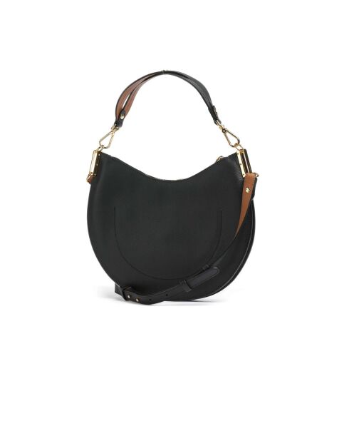 Bolso de mano de piel Sunup negro - 33x23x7 cm