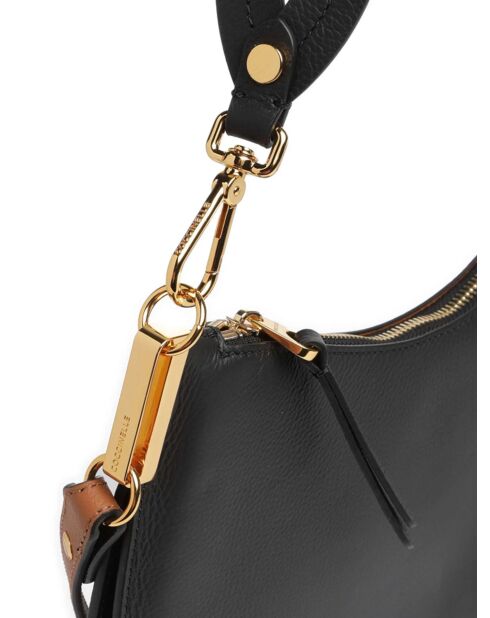 Bolso de mano de piel Sunup negro - 33x23x7 cm