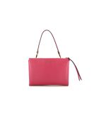 Arlettis Schultertasche aus genarbtem Palisanderleder - 25x18x7 cm