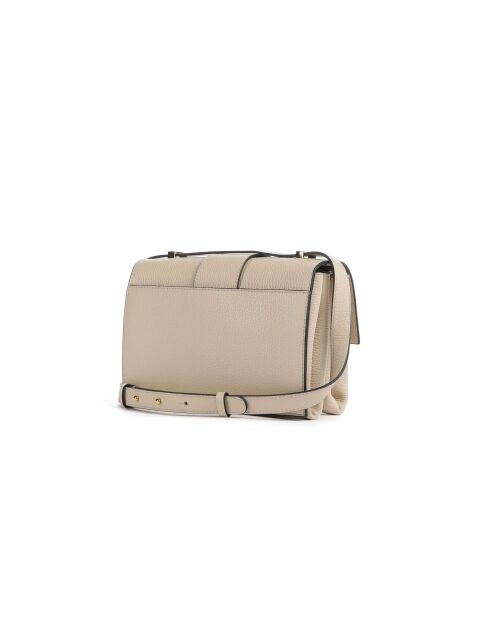 Bandolera Arlettis de piel granulada sin carcasa - 23x17x7 cm