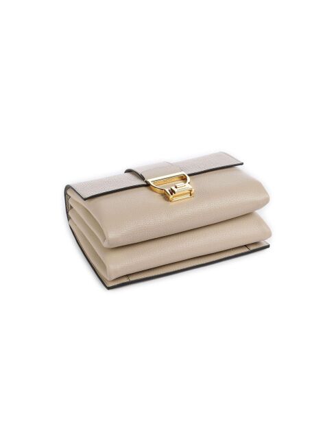 Bandolera Arlettis de piel granulada sin carcasa - 23x17x7 cm