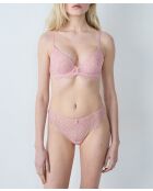 Tanga mit rosa Puderherz