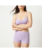 Shorty lila y almendra