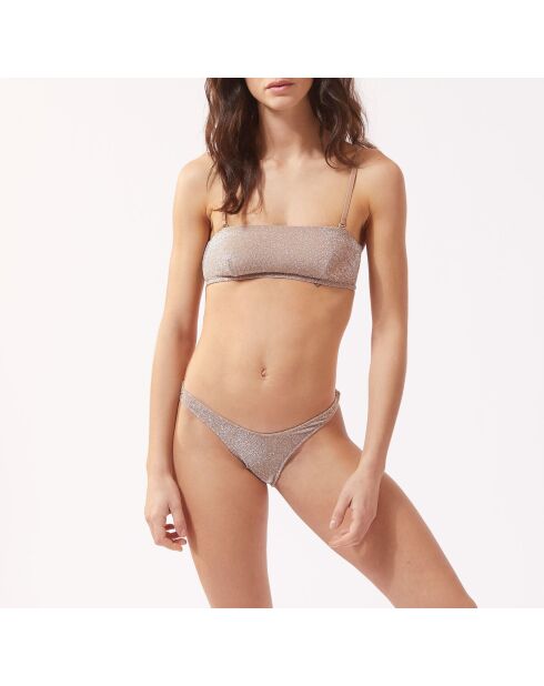 Rosafarbener Tanga Dancing Queen mit Glitzer