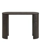 Dunkelbrauner Konsolentisch Bibione - 114x38x75 cm