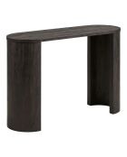 Dunkelbrauner Konsolentisch Bibione - 114x38x75 cm