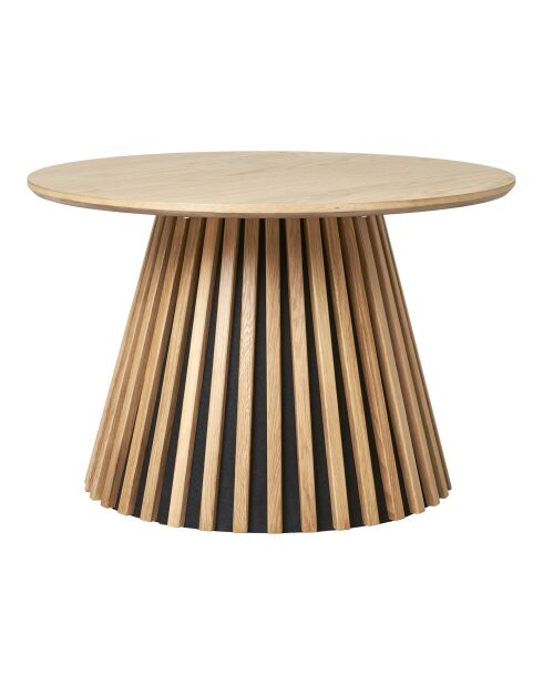 Tavolino Osaka impiallacciato in rovere naturale - 70x70x45 cm