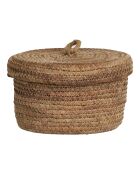 2 cestas Desio hechas de hojas de plátano naturales