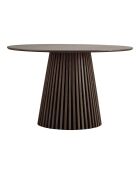 Osaka Esstisch aus geräuchertem Eichenfurnier - 120x120x75 cm