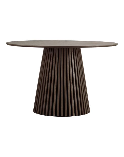 Osaka Esstisch aus geräuchertem Eichenfurnier - 120x120x75 cm