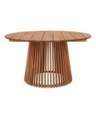 Mesa de comedor Lorca de teca natural - 120x120x75 cm