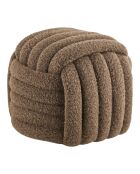 Pouf Napier marron - 48x48x43 cm