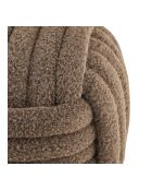 Pouf Napier marron - 48x48x43 cm