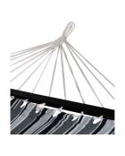 Amaca Lamia in poliestere/cotone larice nero/grigio/bianco - 200x120x2 cm