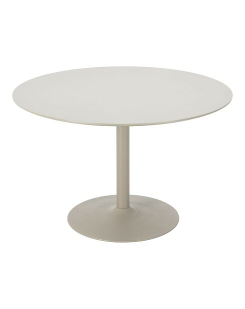 Table à manger Riva sable - 120x120x75 cm