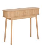 Nikko Konsole Konsolentisch 2 Türen Natur - 100x30x805 cm