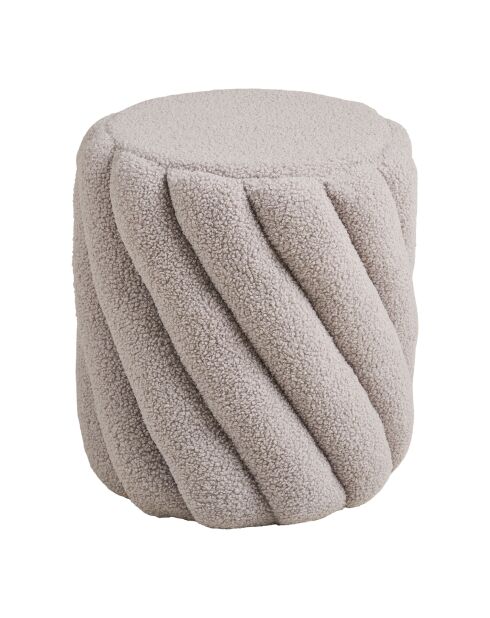 Sana Pouf grey - 38x38x40 cm