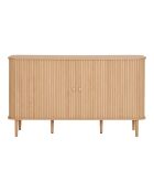 Buffet Nikko 2 portes naturel - 140x40x79 cm