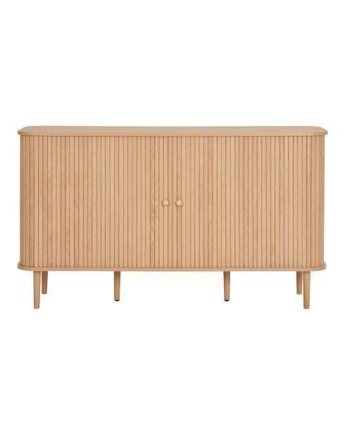 Buffet Nikko 2 portes naturel - 140x40x79 cm