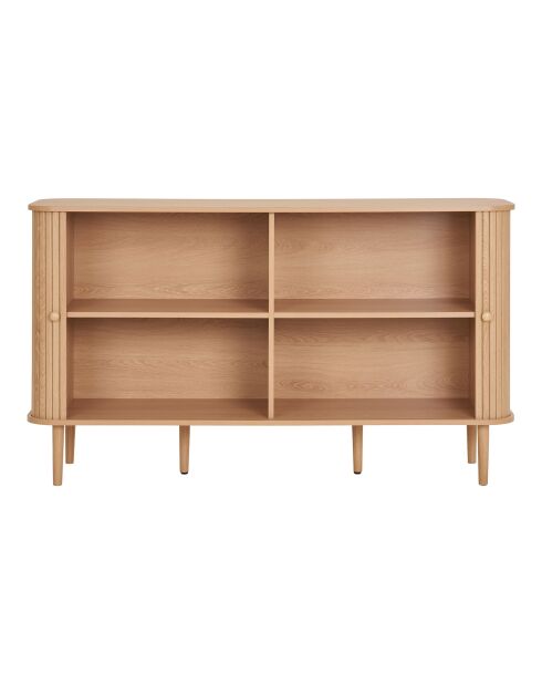 Buffet Nikko 2 portes naturel - 140x40x79 cm