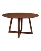 Hellerup Esstisch aus Nussbaumfurnier - 137x137x76 cm