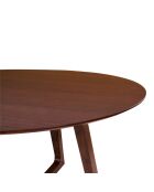 Hellerup Esstisch aus Nussbaumfurnier - 137x137x76 cm