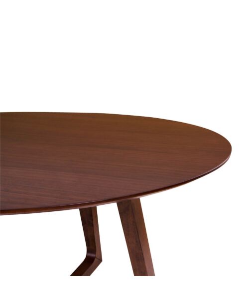 Hellerup Esstisch aus Nussbaumfurnier - 137x137x76 cm