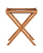 Tavolino Ronda in teak naturale - 60x40x70 cm