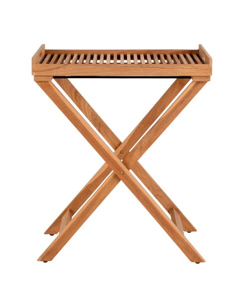 Tavolino Ronda in teak naturale - 60x40x70 cm