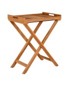 Tavolino Ronda in teak naturale - 60x40x70 cm